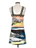 BCBGMAXAZRIA Graphic Blue Cocktail Dress Size XS - photo 2