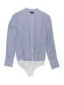 J.Crew Stripes Blue Long Sleeve Button-Down Shirt Size 0 - photo 1