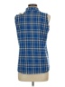 Claudia Richard Blue Sleeveless Blouse Size L - photo 2