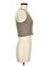 Pull&Bear Tan Sleeveless T-Shirt Size M - photo 4