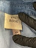 Knox Rose Blue Long Sleeve Button-Down Shirt Size XS - photo 7