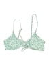 Shein Floral Green Swimsuit Top Size M - photo 1