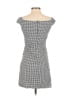 Aqua Houndstooth Black Cocktail Dress Size S - photo 2