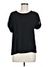 Shein 100% Polyester Black Short Sleeve Blouse Size 6 - photo 1