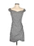 Aqua Houndstooth Black Cocktail Dress Size S - photo 1
