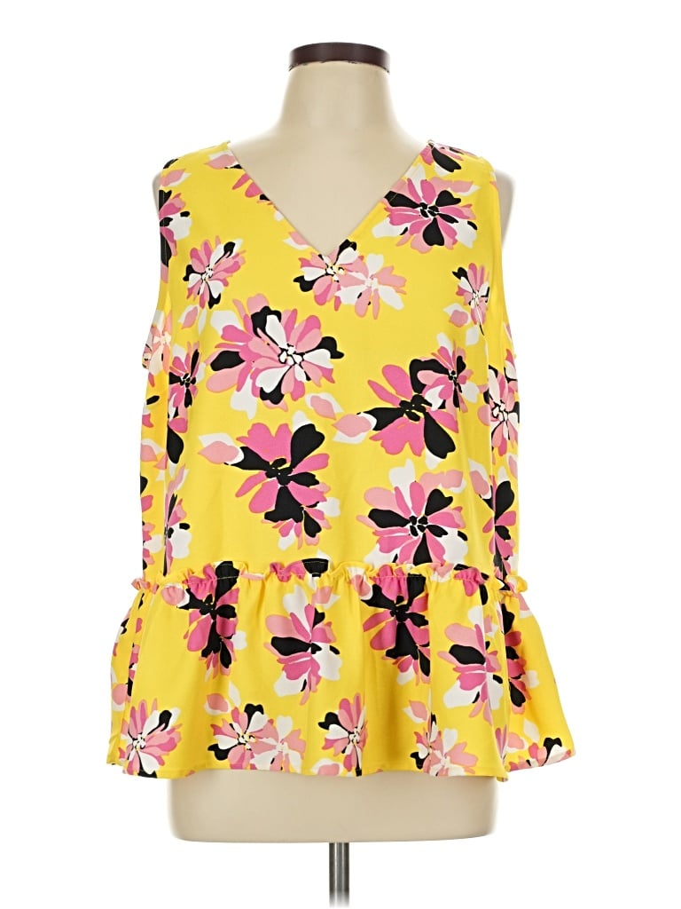 Pre-owned Jason Wu Sleeveless Blouse In Yellow