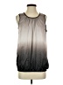Apostrophe 100% Polyester Gray Sleeveless Blouse Size S - photo 1