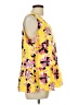 Jason Wu 100% Polyester Yellow Sleeveless Blouse Size L - photo 4