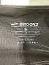 Brooks Graphic Black Athletic Shorts Size S - photo 3