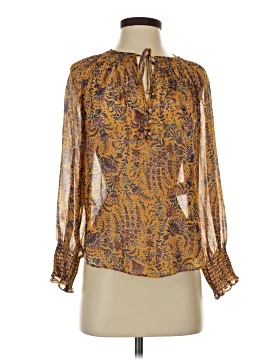 Veronica Beard Long Sleeve Silk Top