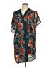 Xhilaration 100% Polyester Teal Kimono Size L - photo 1