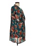 Xhilaration 100% Polyester Teal Kimono Size L - photo 4
