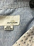 CRAFT + FLOW 100% Polyester Polka Dots Silver Short Sleeve Button-Down Shirt Size 8 - photo 3