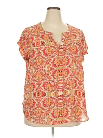 Rose & Thyme Short Sleeve Blouse (view 1)