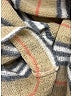 Burberry Stripes Tan Turtleneck Sweater Size S - photo 11