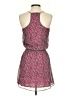 Express 100% Polyester Paisley Purple Casual Dress Size XS - photo 2