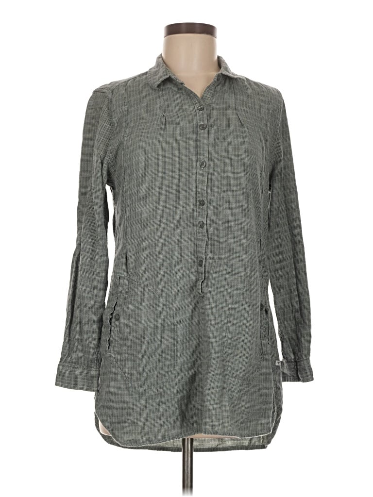 Pre-owned Toad And Co Long Sleeve Button Down Shirt In Gray