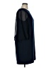 Halston Solid Blue Cocktail Dress Size 14 - photo 4