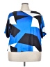 Unbranded Color Block Blue Short Sleeve T-Shirt Size 5X - photo 1