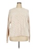 Weatherproof 100% Polyester Chevron-herringbone Ivory Pullover Sweater Size XXL - photo 1