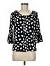 MICHAEL Michael Kors Black 3/4 Sleeve Blouse Size M - photo 1