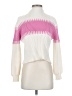 Unbranded 100% Viscose Color Block White Turtleneck Sweater Size XS - photo 1