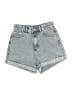 Shein Blue Denim Shorts Size 4 - photo 1