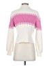 Unbranded 100% Viscose Color Block White Turtleneck Sweater Size XS - photo 2