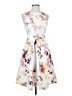 Hunter Bell 100% Polyester Floral White Cocktail Dress Size 2 - photo 1