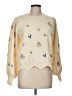 Entro Hearts Ivory Pullover Sweater Size M - photo 1