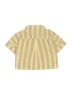 BR 100% Cotton Stripes Yellow Short Sleeve Button-Down Shirt Size 3-6 mo - photo 2