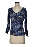 Andria Lieu Blue 3/4 Sleeve Top Size S - photo 1