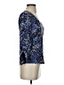 Andria Lieu Blue 3/4 Sleeve Top Size S - photo 4