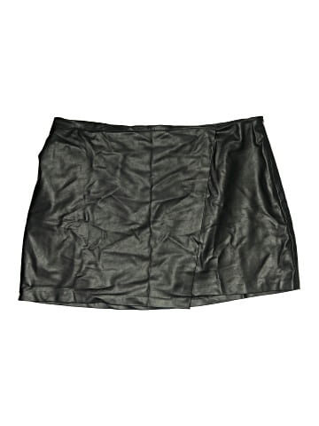 Old Navy Faux Leather Skirt (view 1)