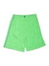 Active 100% Polyester Solid Green Athletic Shorts Size XL - photo 1