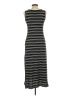 Max Studio Stripes Gray Casual Dress Size L - photo 2