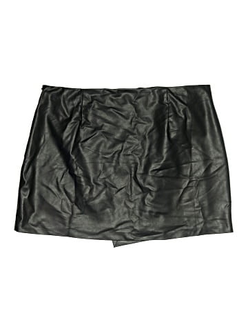 Old Navy Faux Leather Skirt (view 2)