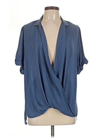 Silence and Noise Short Sleeve Blouse (view 1)