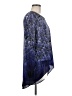 Alfani 100% Polyester Blue 3/4 Sleeve Blouse Size 8 - photo 4
