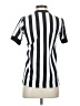 Assorted Brands Stripes Silver Short Sleeve Turtleneck Size S - photo 2