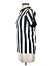 Assorted Brands Stripes Silver Short Sleeve Turtleneck Size S - photo 5