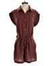 Old Navy 100% Cotton Solid Brown Romper Size S (tall) - photo 1