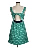 Judith March 100% Polyester Polka Dots Green Casual Dress Size M - photo 2