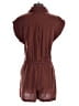 Old Navy 100% Cotton Solid Brown Romper Size S (tall) - photo 2