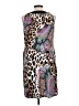 NY Collection Animal Print Brown Casual Dress Size L - photo 2