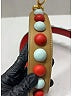 Fendi Teal Tan Leather Studded Bag Strap One size - photo 12