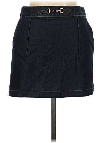 Express Denim Skirt (view 1)