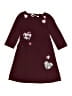 Justice Hearts Burgundy Dress Size 6 - 7 - photo 1