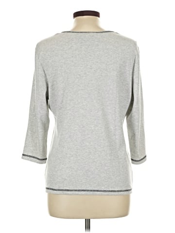 Karen Scott Sport 3/4 Sleeve Top (view 2)