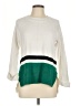 Liz Claiborne Color Block White Pullover Sweater Size L - photo 1